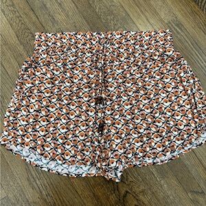 NWOT Shade & Shore Printed Soft Shorts Medium